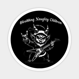 Cute and Metalhead Krampus Magnet